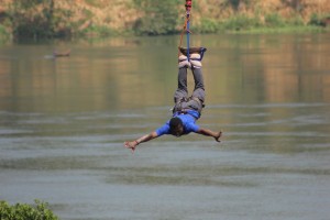 Bungee Jumping at Jinja, Uganda